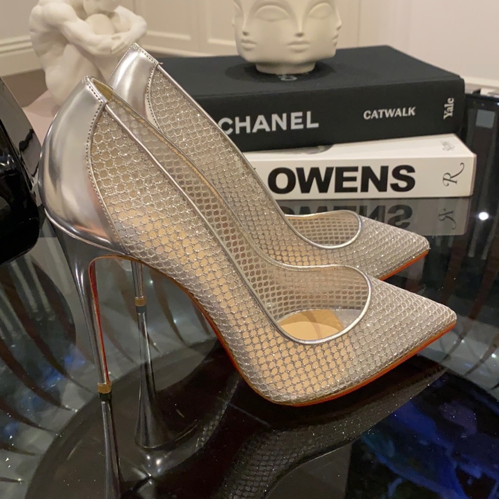 Christian Louboutin Metallic Heels 39
